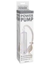 Bomba Pipedream Beginner's Power Pump - Clear - Cake Sex Shop